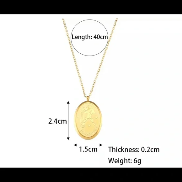 Gemini Necklace_Oval Shape - Picture 6 of 6